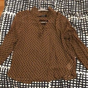 Scotch and soda sheer blouse.